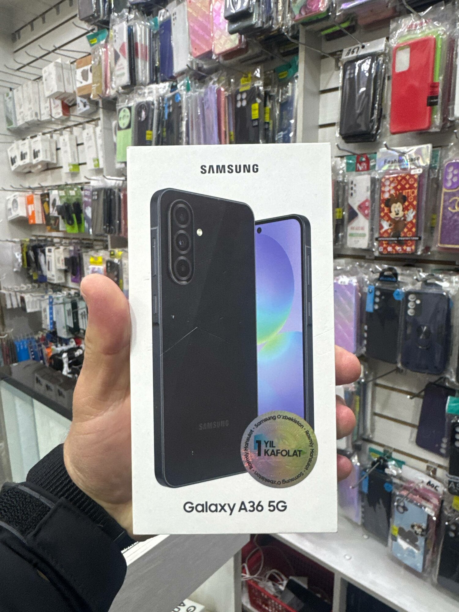 Смартфон Samsung Galaxy A36 5G 8/128 ГБ, Dual nano SIM, черный