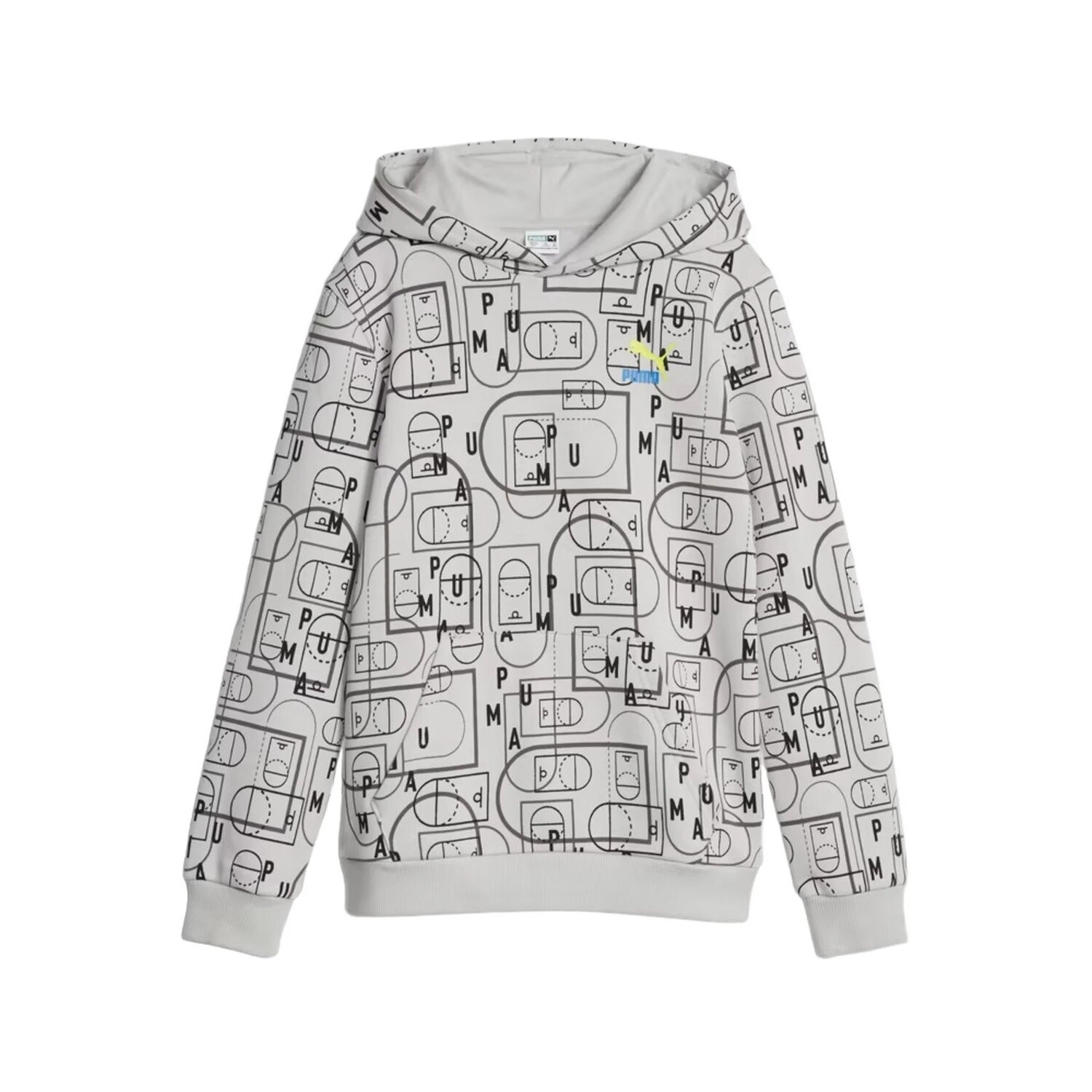 Худи PUMA, размер 128, голубой — фото 1