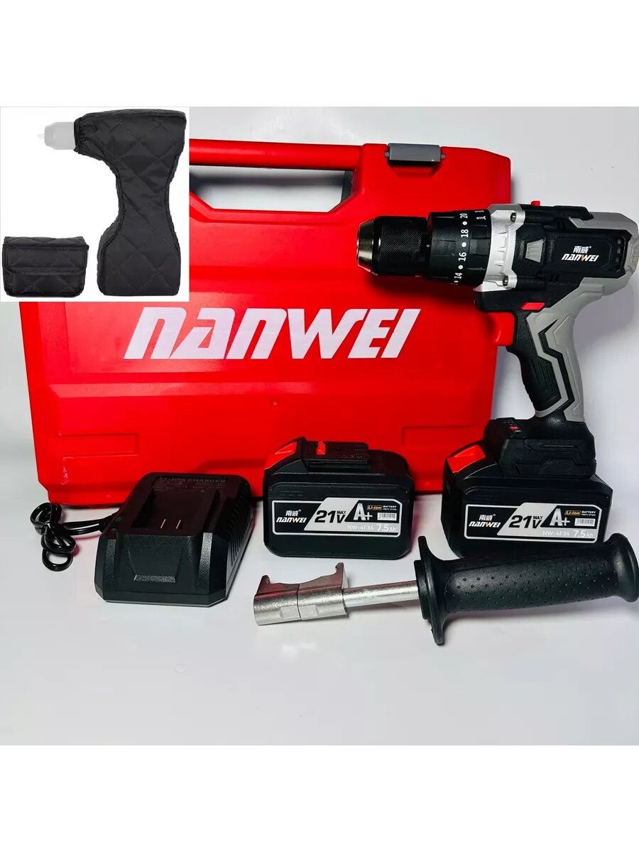 Шуруповерт для зимней рыбалки. Nanwe 798. 7,5 Ач. Нанвей