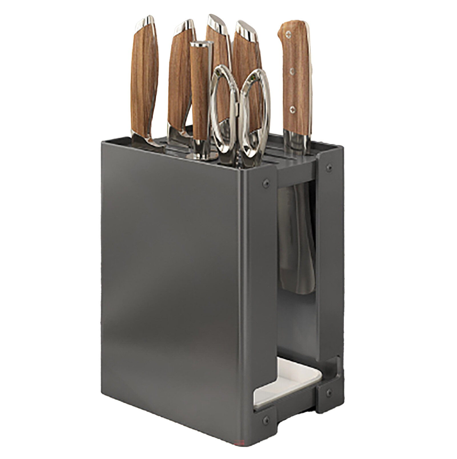 Подставки И Держатели Для Ножей Xiaomi Домашняя кухня многофункциональная ножа магнитная дренаж вертикальная стойка все в одной стойке для хранения ножей