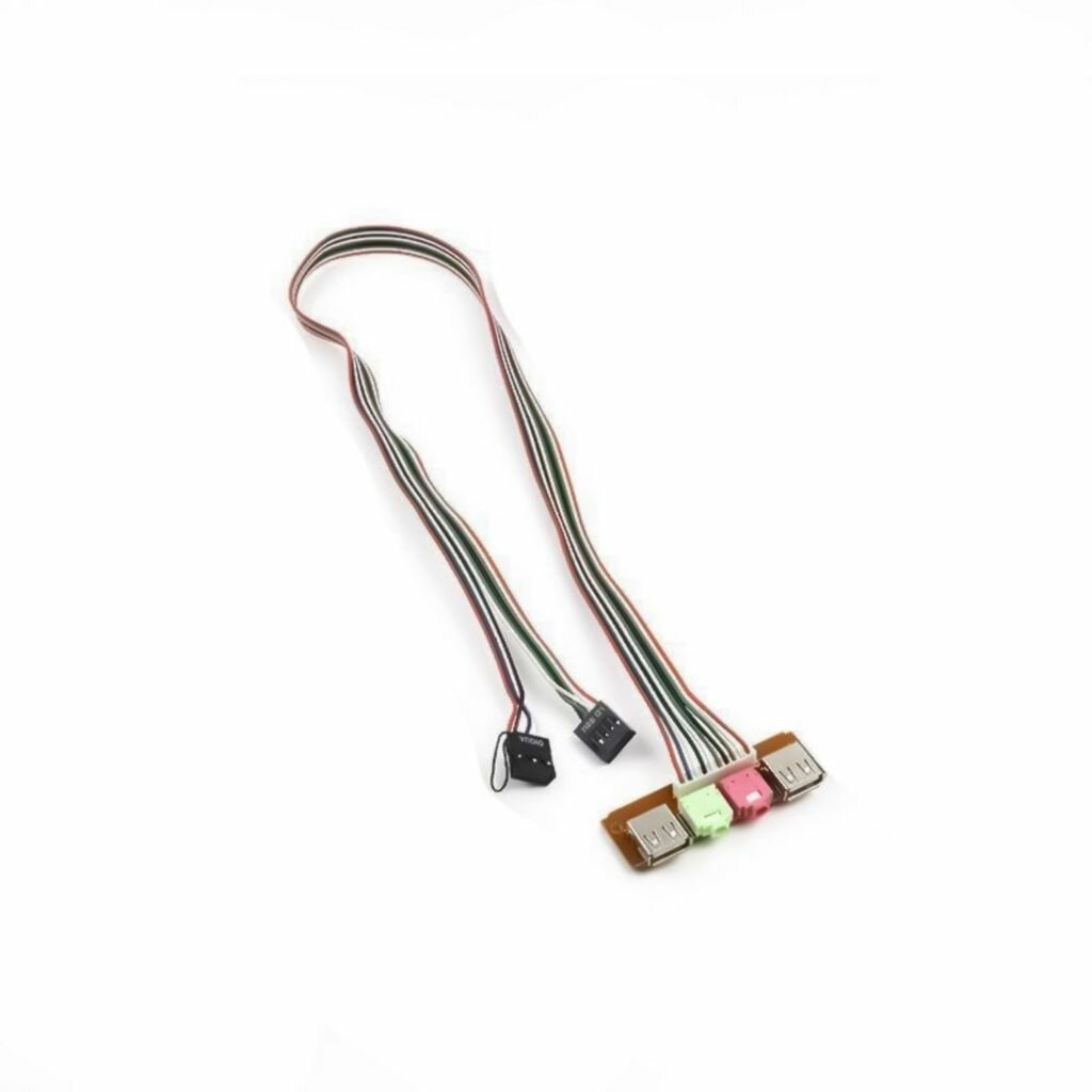 Компьютерные кабели, Кабель передней панели компьютера с аудио и USB интерфейсами - длина платы 6.8 см