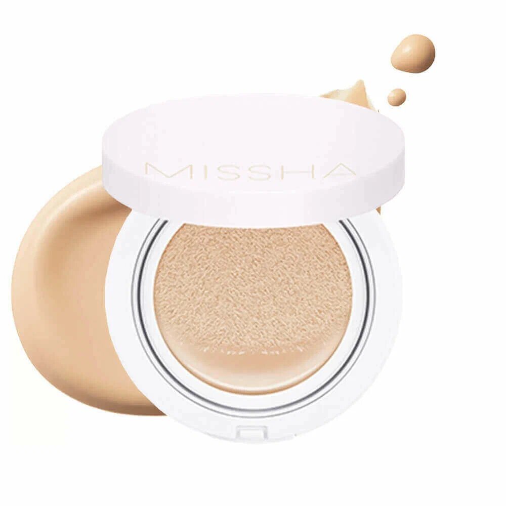 Тональный увлажняющий кушон Missha Magic Cushion Moist Up SPF50+/PA+++, 15 гр, тон 21