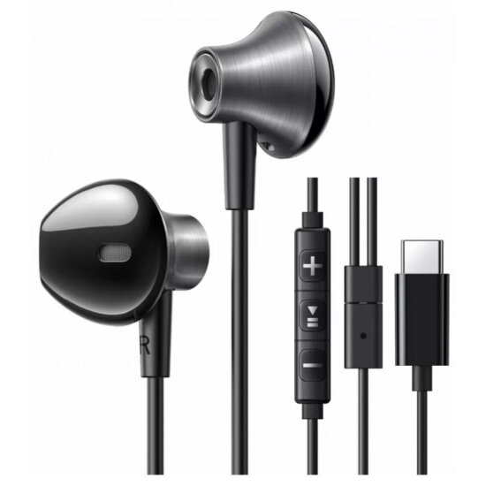 Стереогарнитура Ugreen EP106, USB-C, черный(35756)