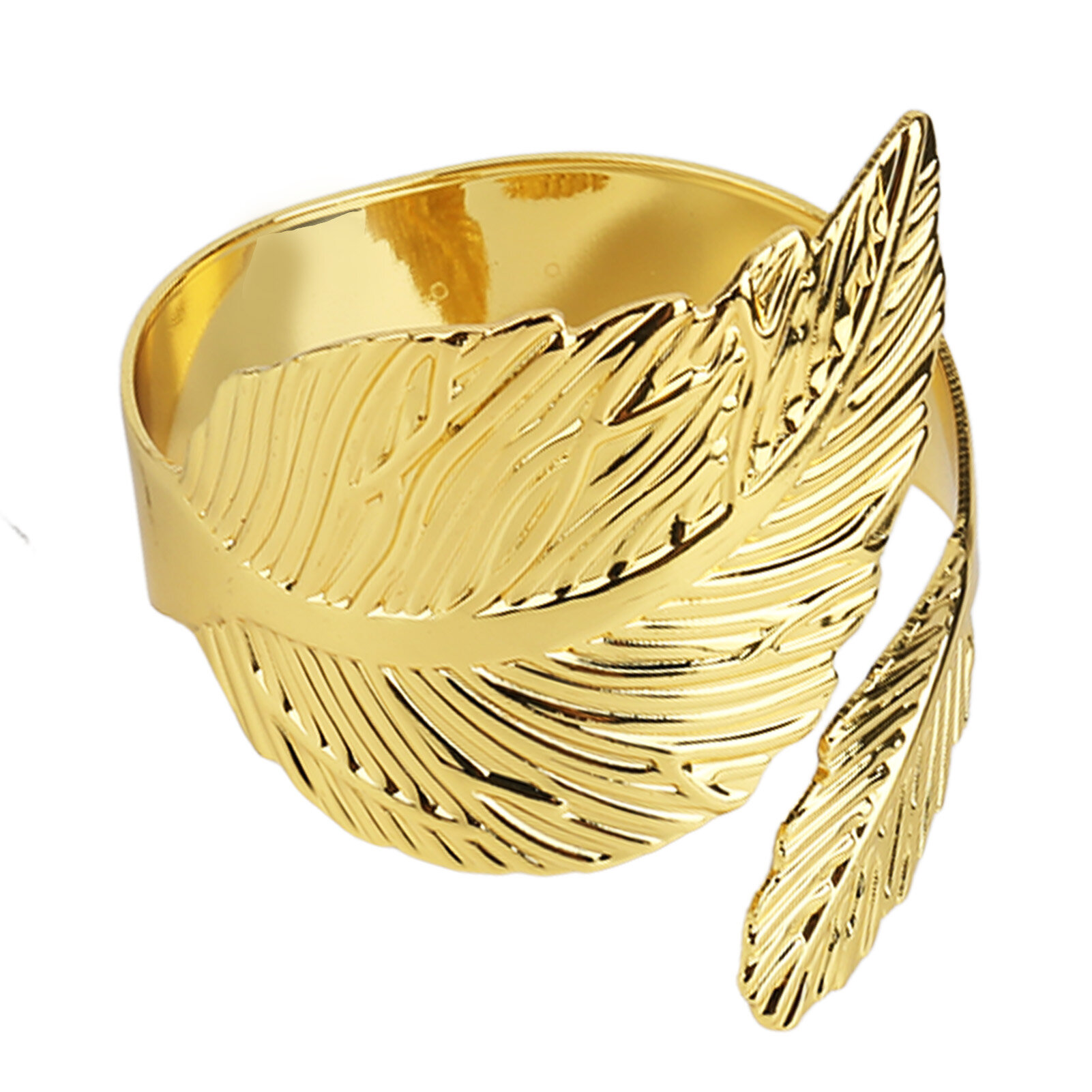 Шт, набор колец для салфеток, изысканный кленовый лист, гальванические многоразовые кольца для салфеток, пряжки для кухни, ужина, вечеринки, золотые
