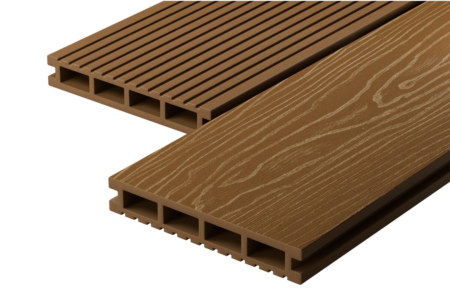 Террасная доска Decking Urban 150х24х4000 06м2 орех (Медовый Клен)