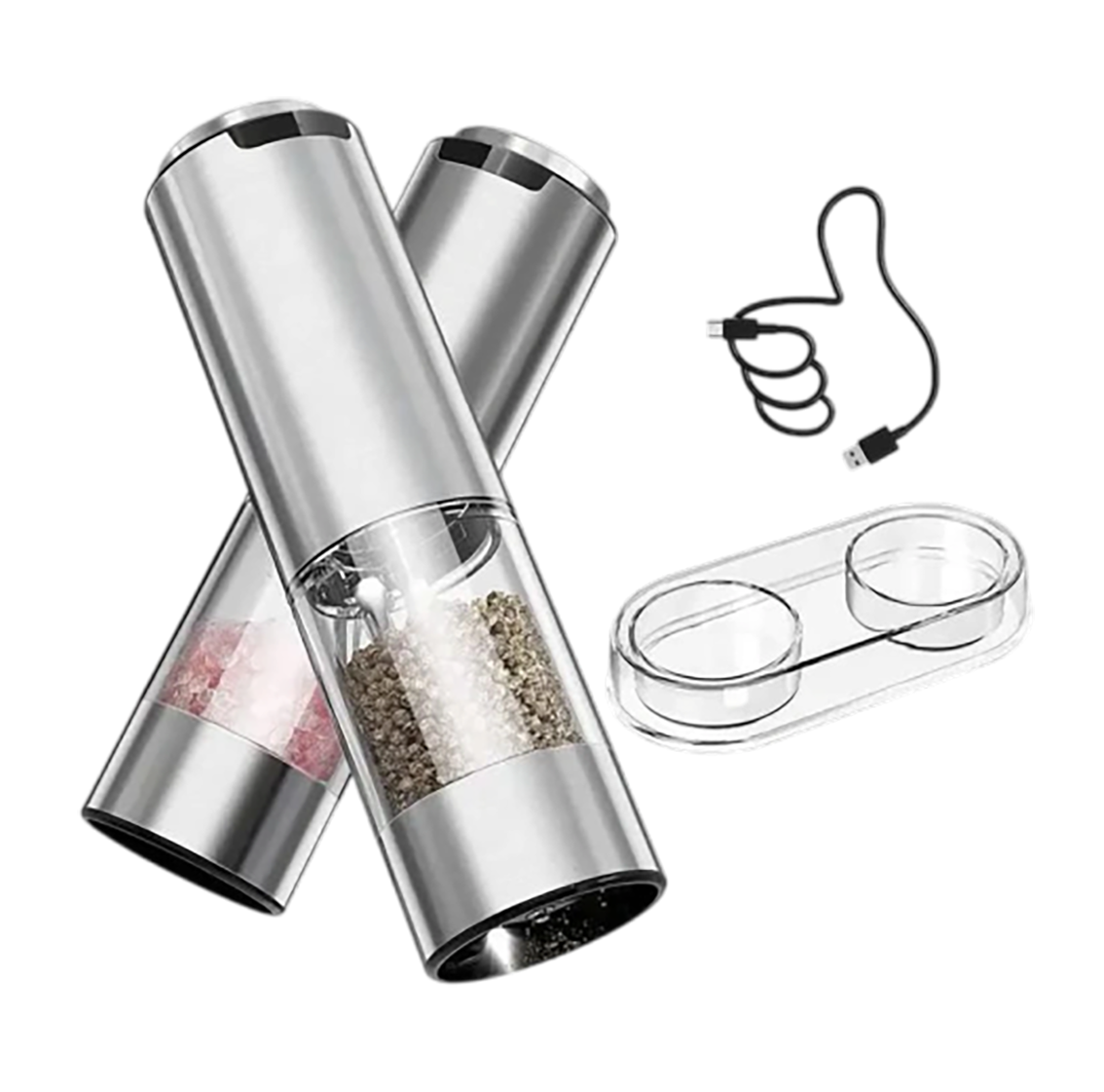 Картинки Электрическая мельница Xiaomi Circle Joy Nova Electric Grinder Set (CJ-EG11) 2шт, Silver