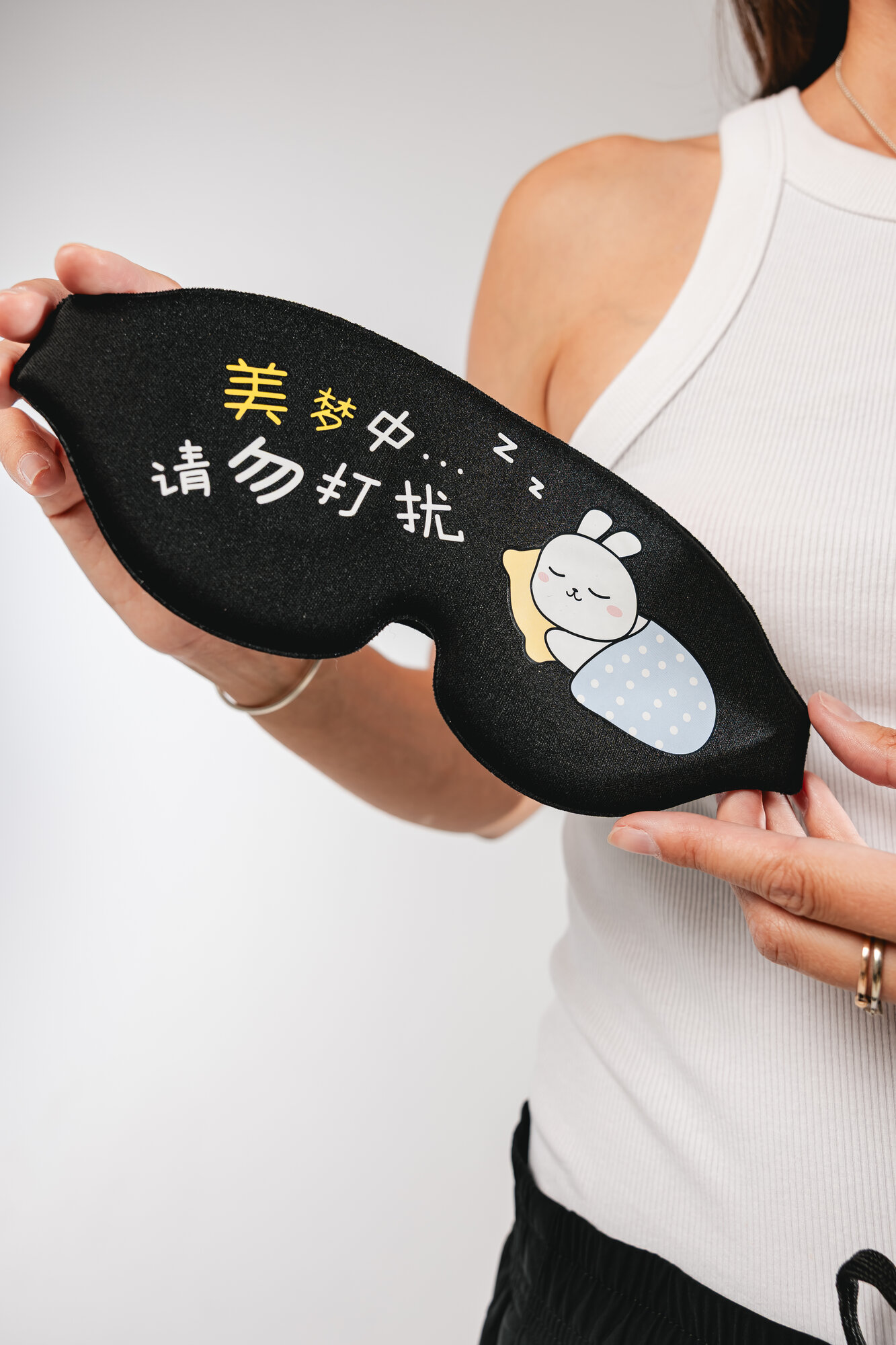 Изображение Маска для сна , 1 шт., черный графит