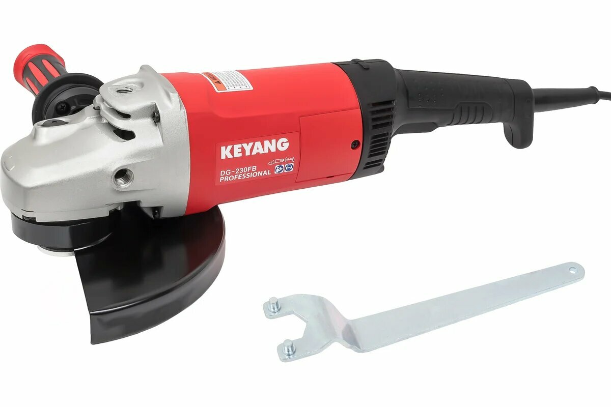 Угловая шлифмашина KEYANG DG-230FB диаметр диска 230мм мощность 2000Вт