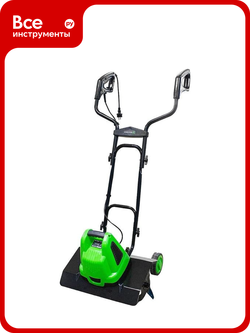 Культиватор электрический Grassman EC 1036 мощность 1000 Вт ширина обработки 360 мм 020307