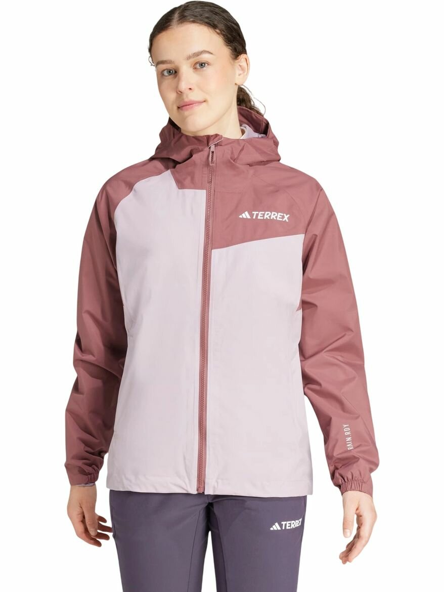 Куртка спортивная adidas Terrex Multi 2L RAIN.RDY Jacket W, размер M INT, розовый,