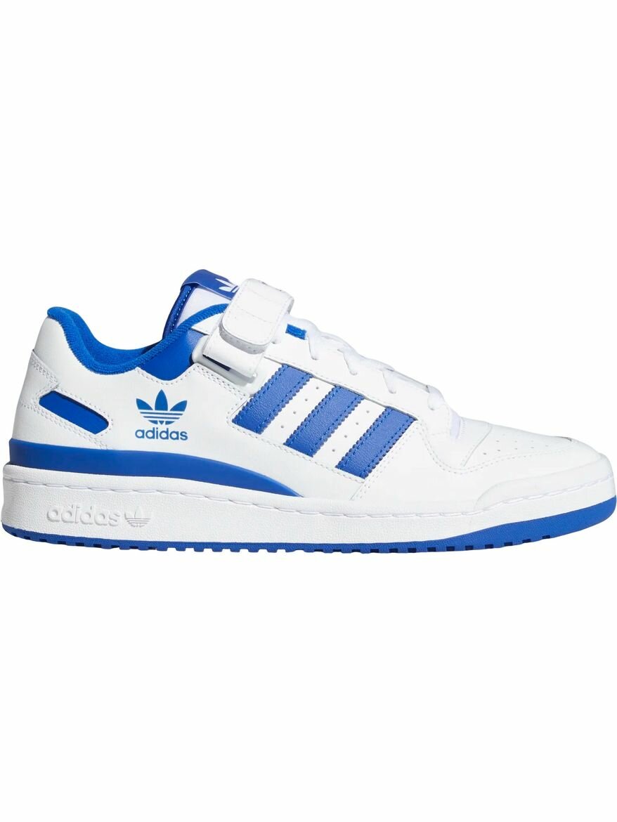 Кеды adidas Forum Low, полнота F, размер 8 UK, белый/синий