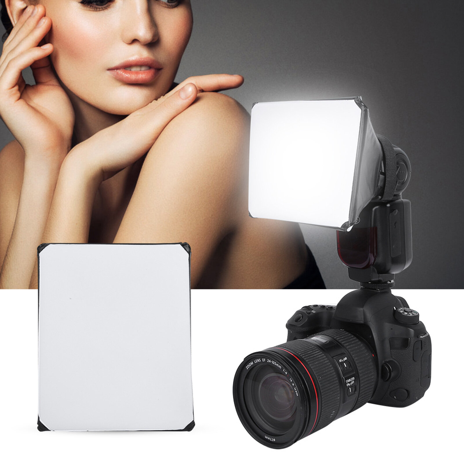 Универсальный софтбокс Speedlite прямоугольной формы, рассеиватель для вспышки света камеры, скоростные огни