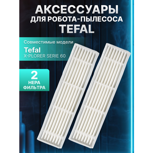 Фильтр HEPA для робота-пылесоса Tefal X-PLORER SERIE 60 (комплект 2 шт)