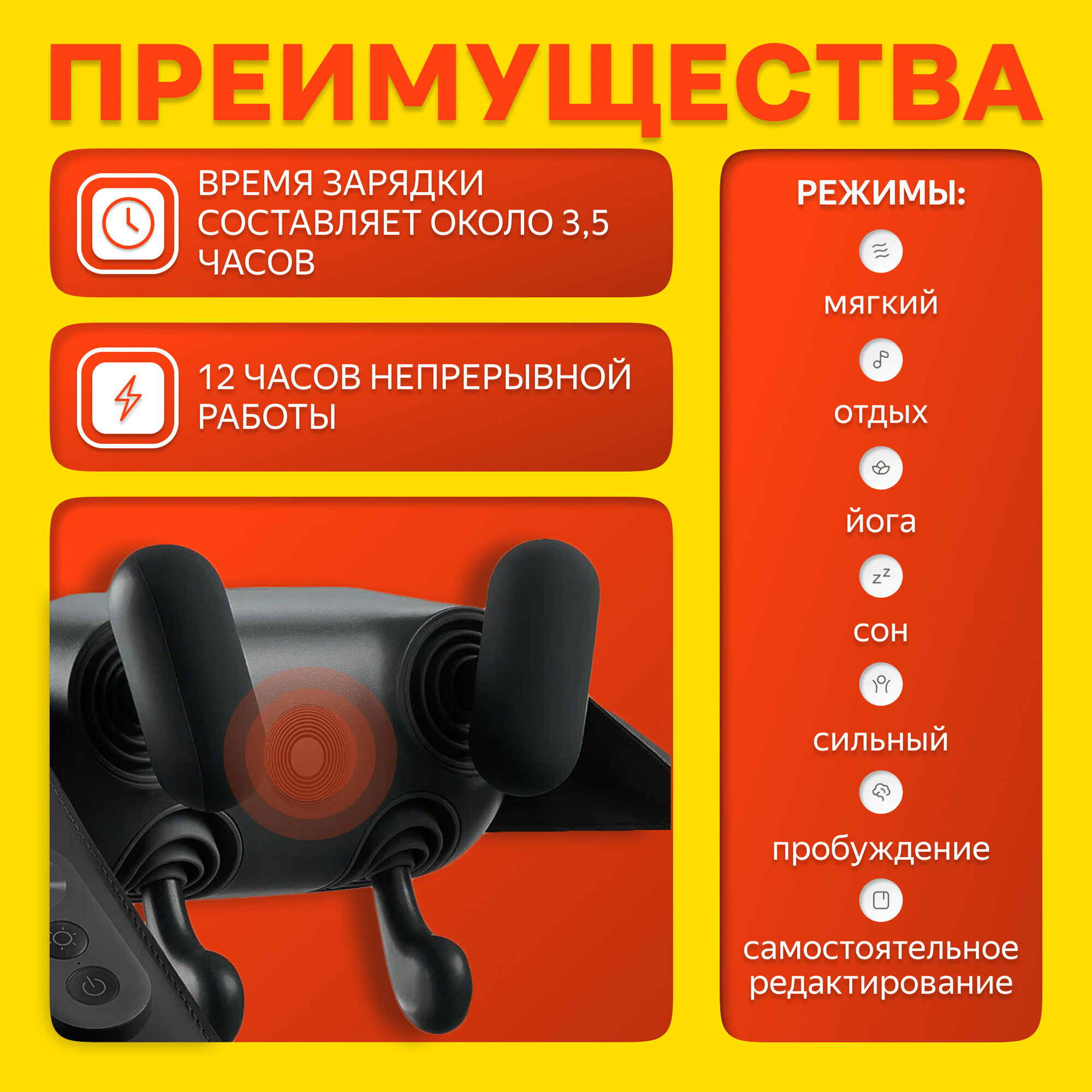Картинки Массажер для шеи Mijia Smart Shoulder and Neck Massager MJJJAMY01YMYY (Black)