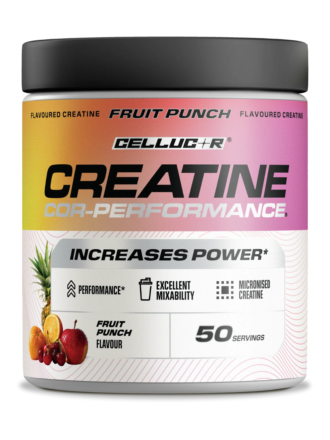 Креатин моногидрат Cellucor COR-Performance Creatine Monohydrate 203г, 50 порций, фруктовый пунш