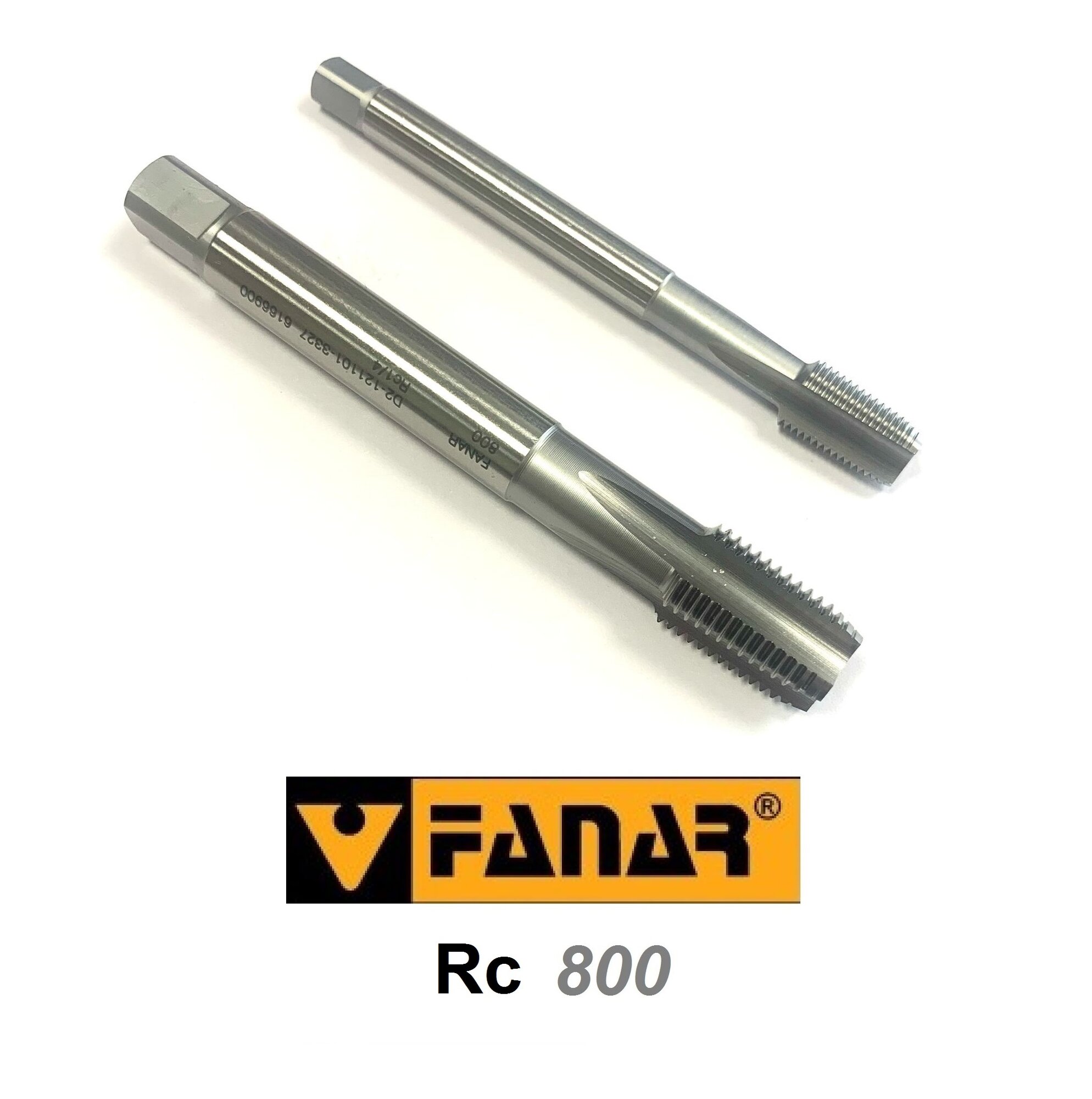 Метчик машинный для трубной конической резьбы DIN-5156-С Rc1/2 HSSE 800 FANAR