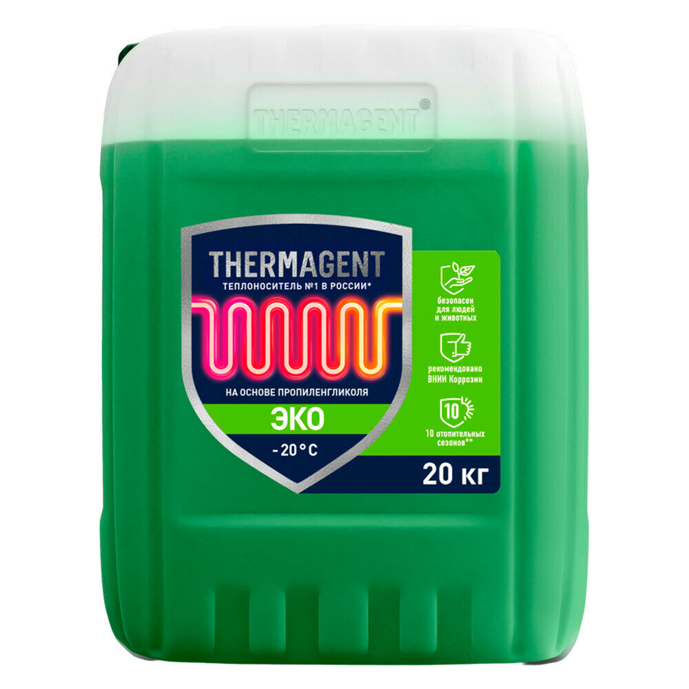 Теплоноситель Thermagent Eko -20 °С 20 кг на основе пропиленгликоля