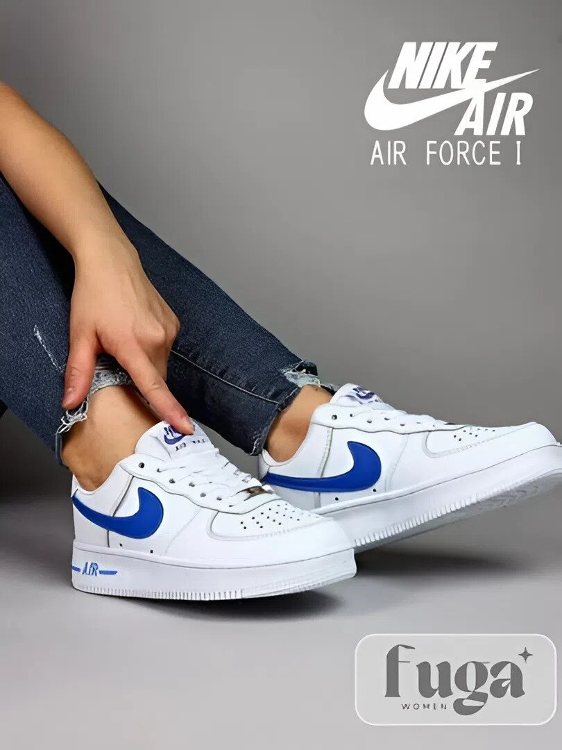 Кроссовки NIKE nike air, полнота 5 (RU)/ на среднюю стопу, размер 38, синий