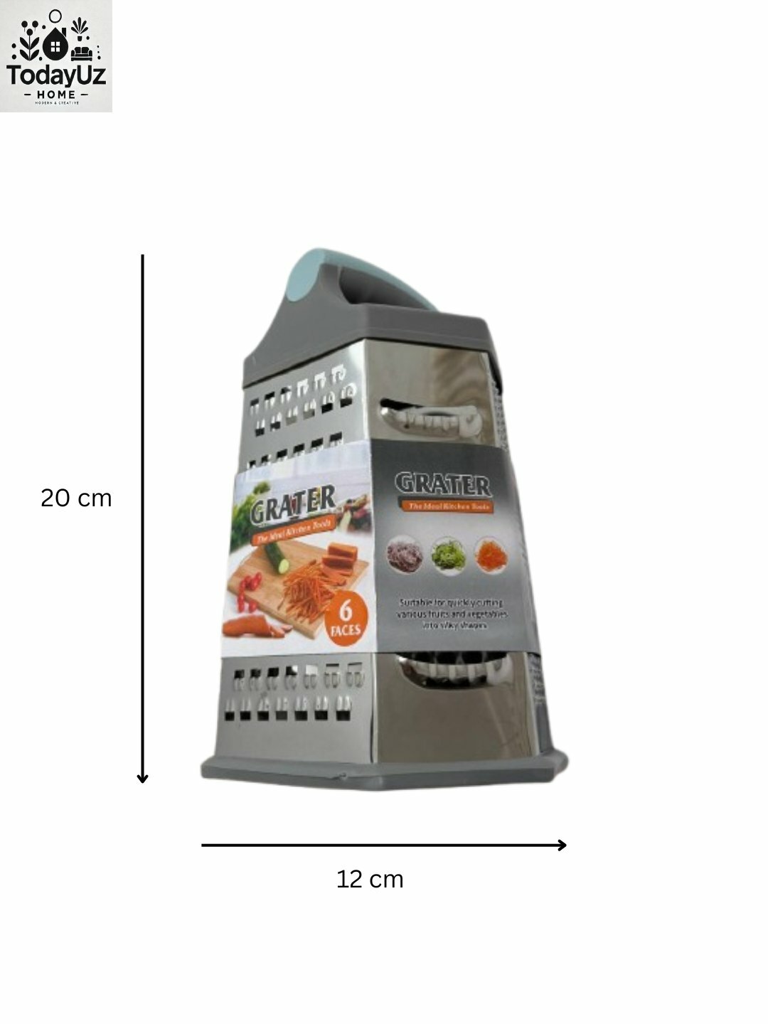 Многофункциональная тёрка для продуктов овощей и фруктов 6-ти гранная