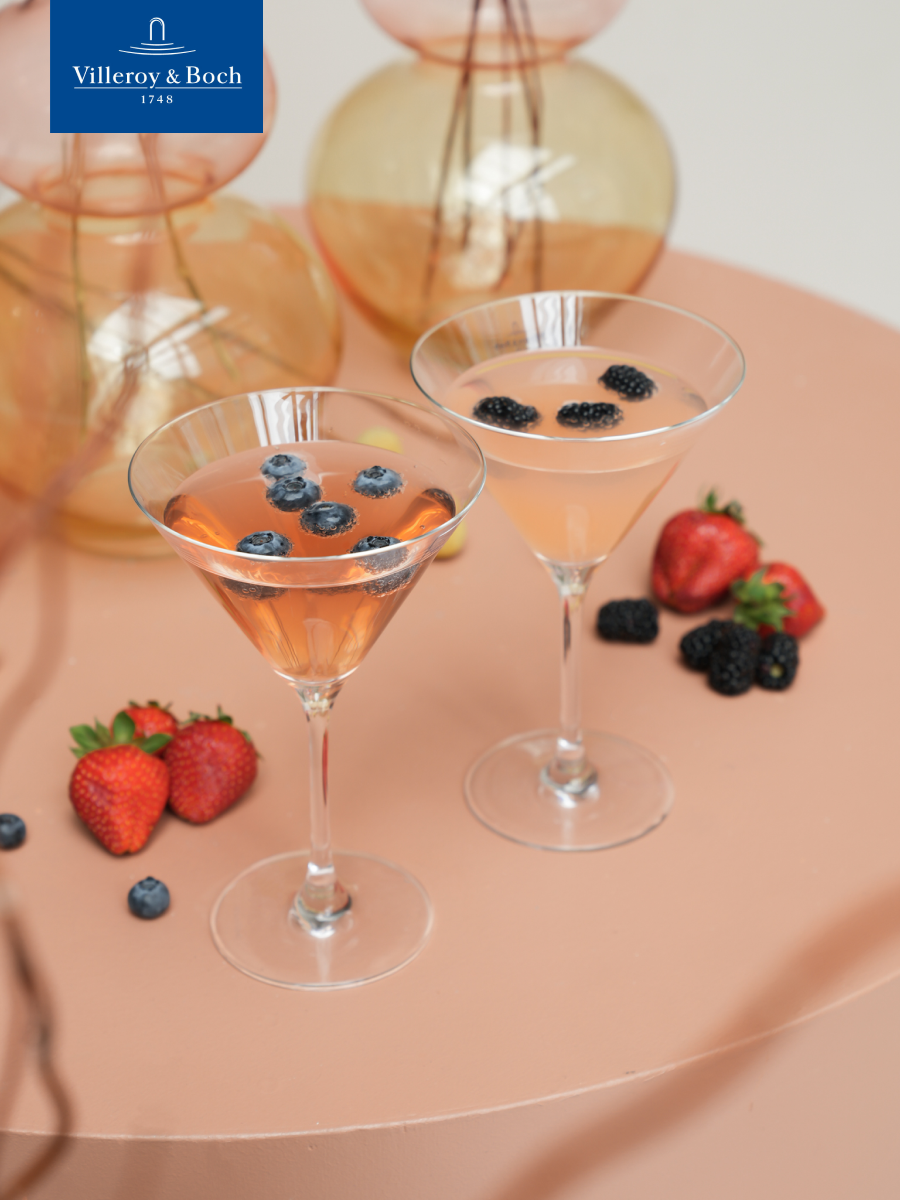 Набор бокалов для мартини 2 шт, 300 мл, Purismo Bar, Villeroy & Boch, Хрустальное стекло