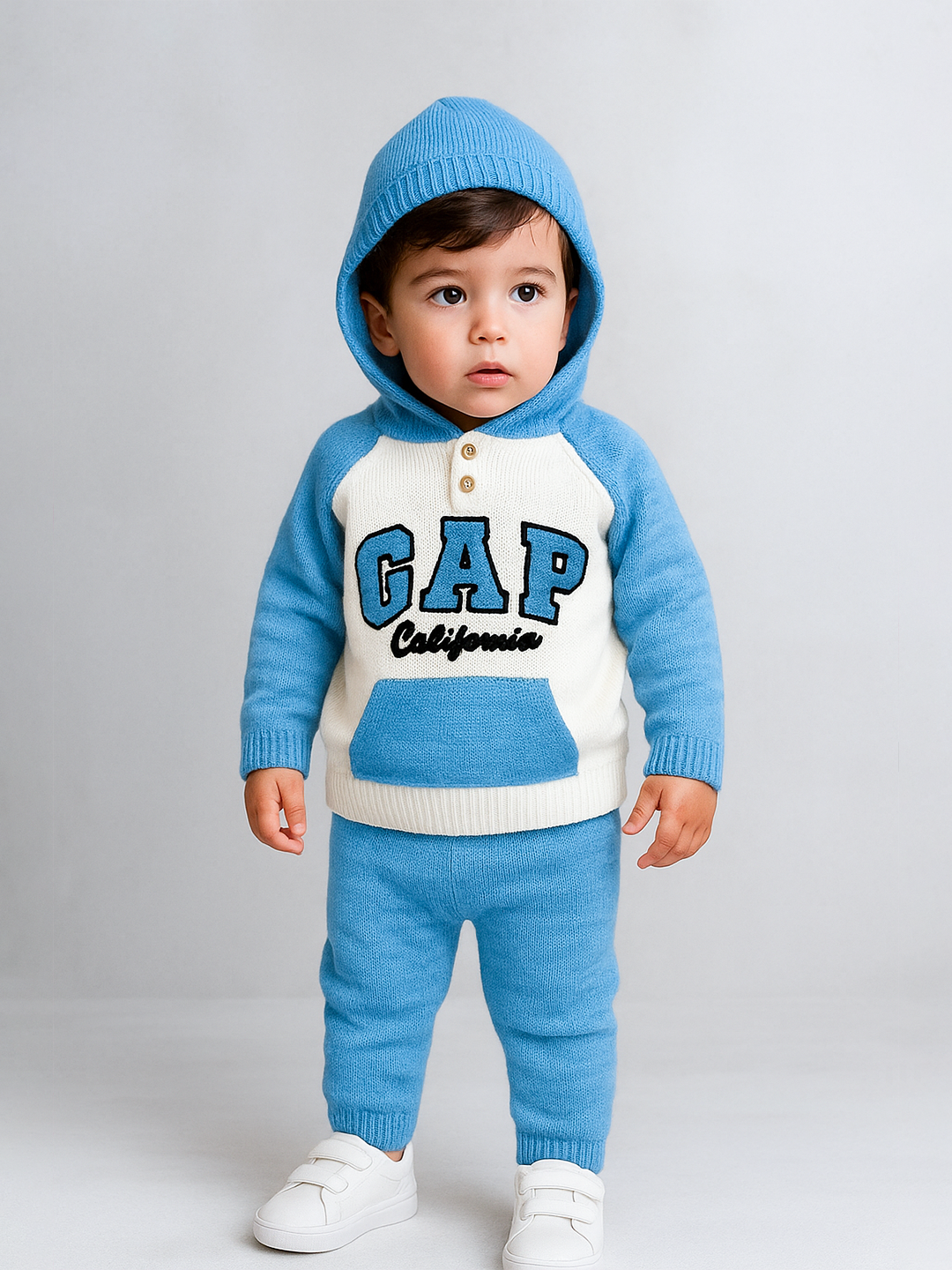 Комплект одежды Gunesh Line Textile, размер 80-95, голубой,