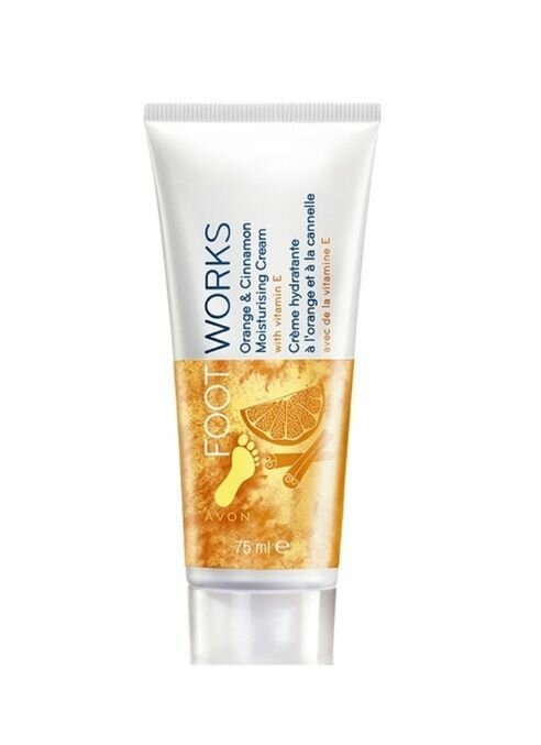 Картинки AVON Скраб для ног с ароматом апельсина и корицы (новый дизайн) 75 мл