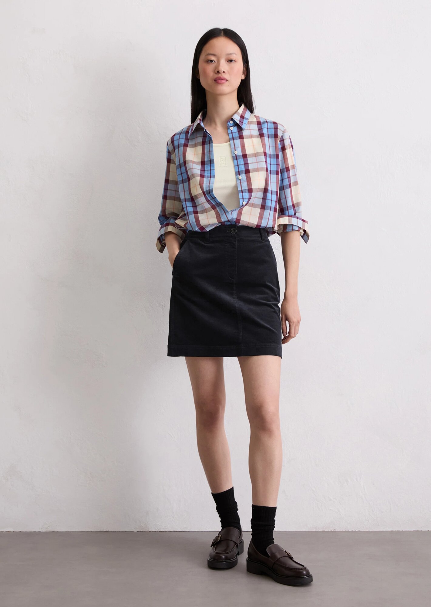 Рубашка Marc O'Polo, размер 42, голубой