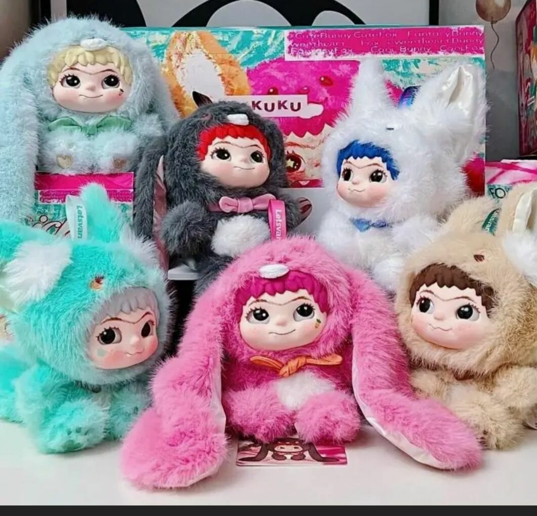 Luo Jiujiu Wakuku Fox and Bunny слепая коробка