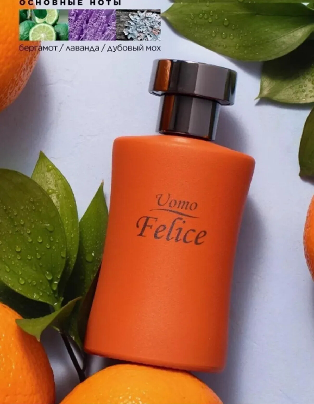 Туалетная вода мужские Uomo Felice, 100 мл, 3210, цитрусовый