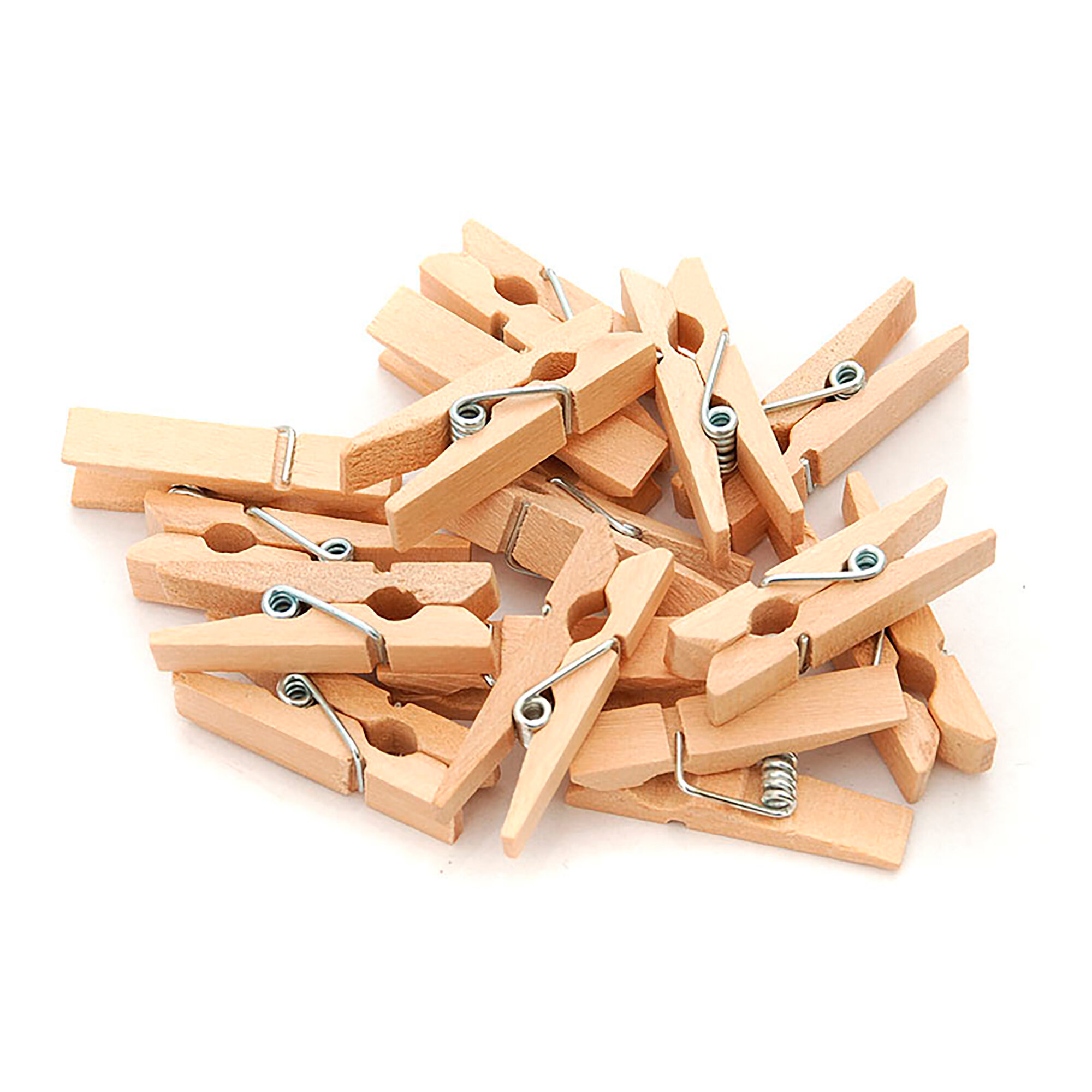 Белоснежка 865-DB Прищепки декоративные 20 шт. нат. дерево Для декора и оформления скрапбукинга