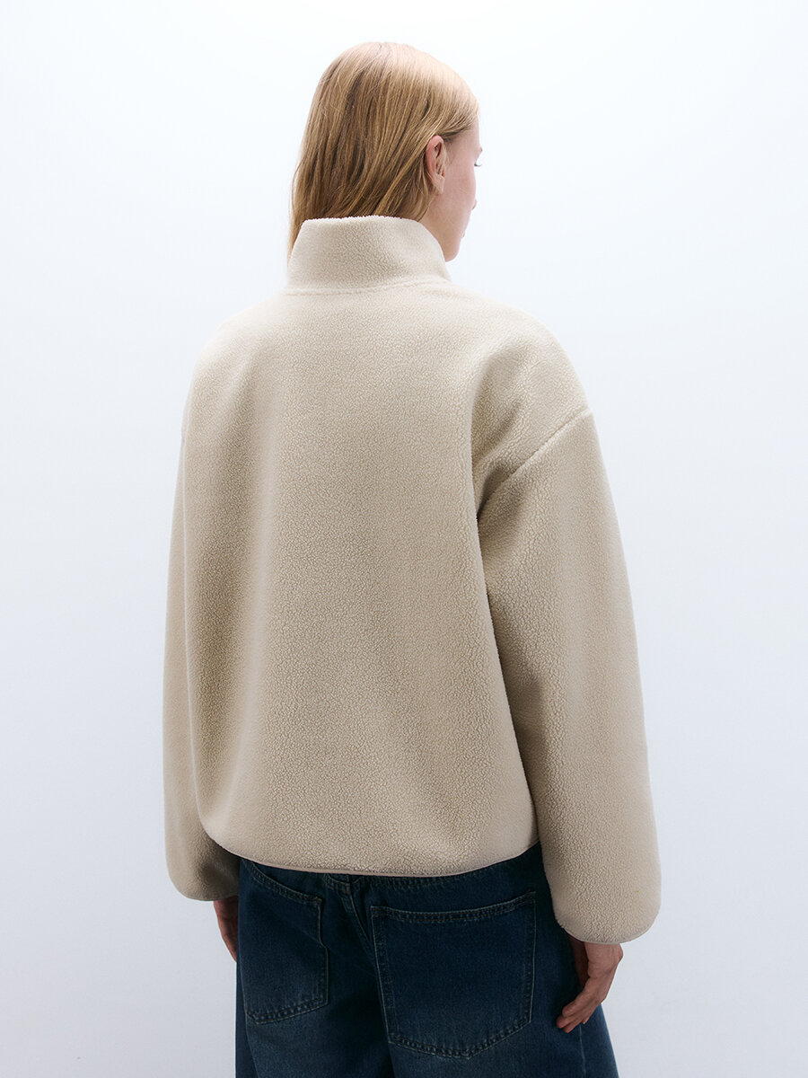 Толстовка Befree Exclusive online, размер S, , кремовый/светлый беж — фото 1