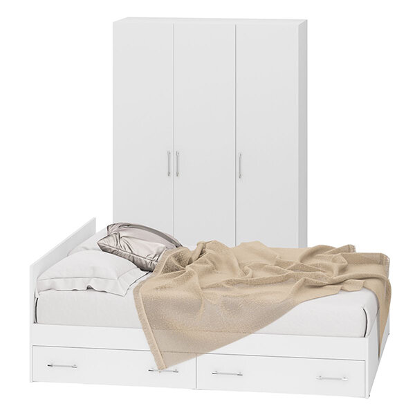 Спальня Стандарт 1-1600Я цвет белый