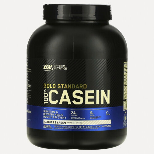 Изображение товара Протеин Optimum Nutrition Casein Protein 4 lb - Cookies&Cream 1800г