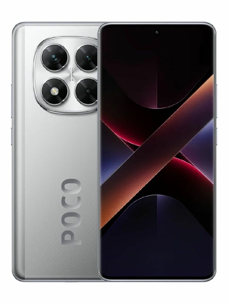 Смартфон Xiaomi POCO POCO X7 12 ГБ/512 ГБ Dual nano SIM Серебряный（Silver）