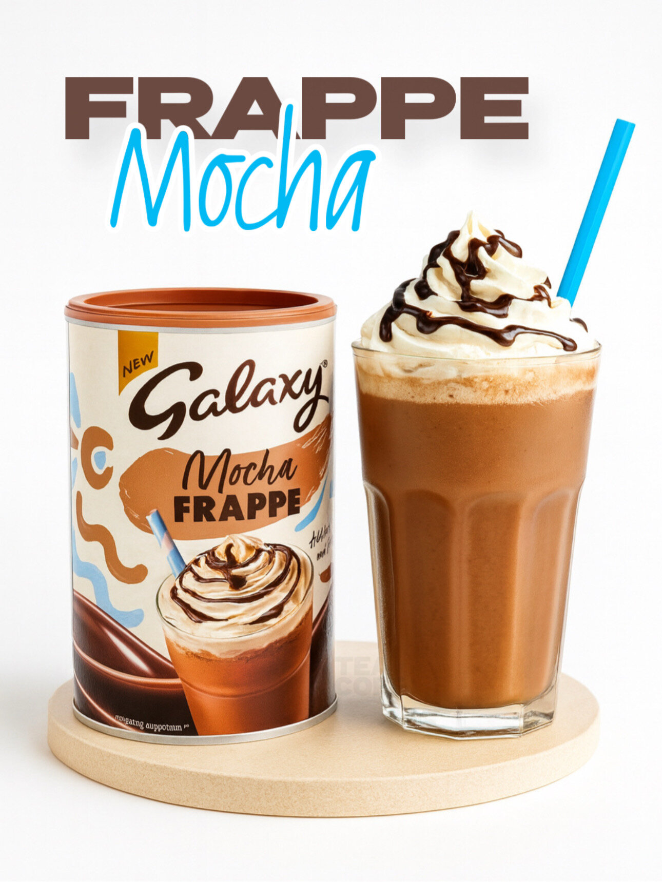 Напиток GALAXY chocolate Frappe , с какао и шоколадом, растворимый , 280 гр
