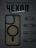 Чехол для IPhone 14 Pro Max c функцией MagSafe матовый черный