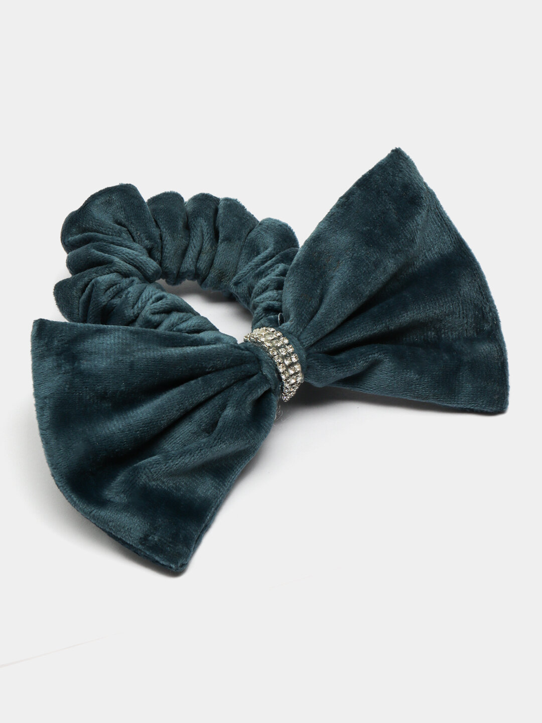 Заколка бант для волос на резинке