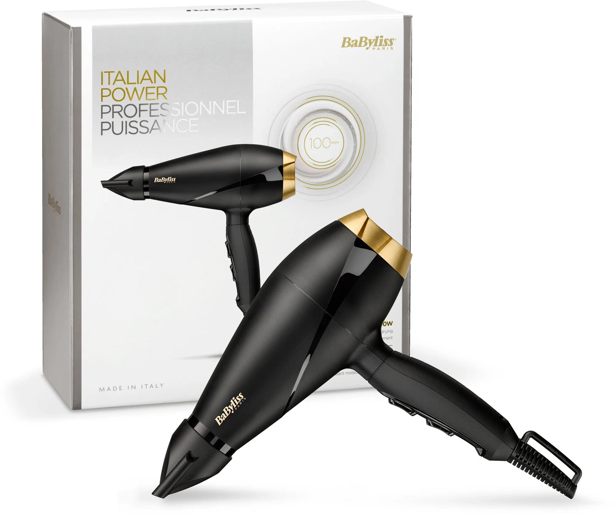 Фен BaByliss Pro Light 6704E, ионизация, 2 режима, подача холодного воздуха