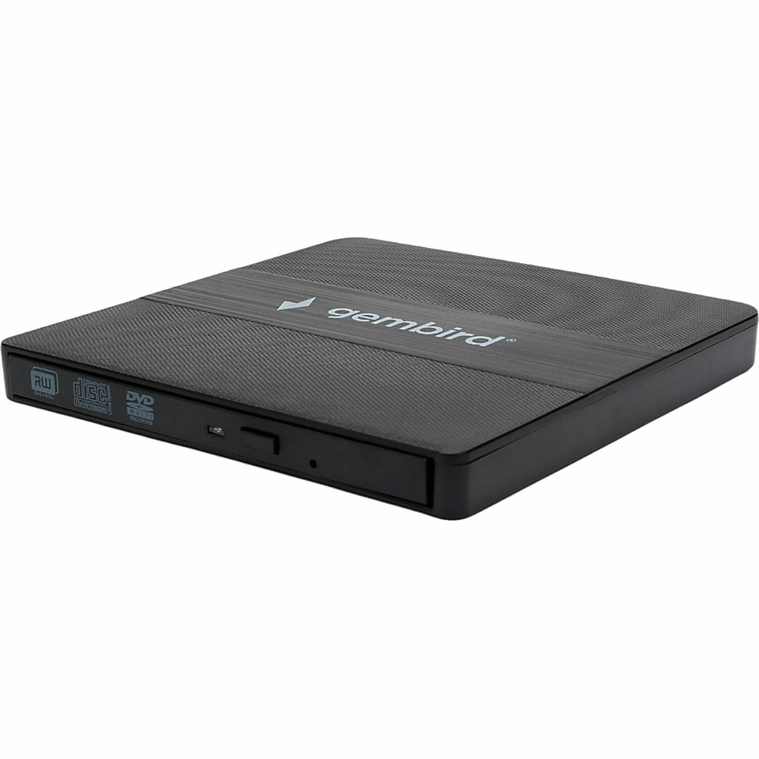 Gembird CD, DVD, USB 3,0, пластик, черный