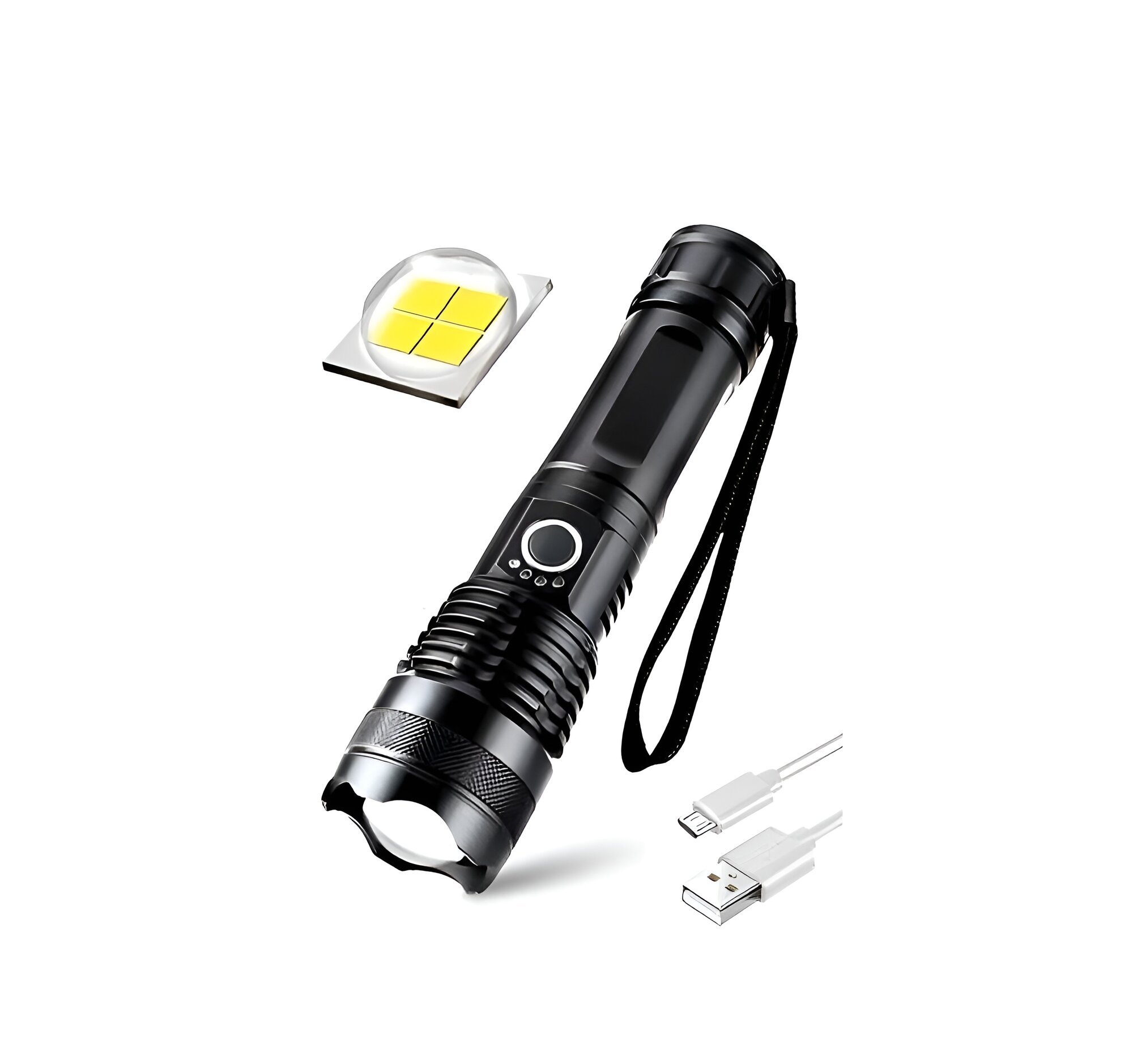 Освещение Perfeo Фонарь Perfeo Almaz 1100LM, 5 режимов, USB (PF_C3437)