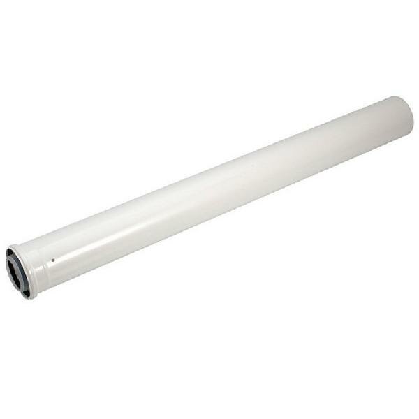 Труба коакс. Ø60/100 с наконечником антилед L=1200мм TR.6100 +TR.0011