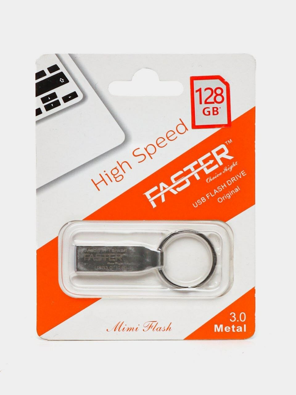 Флешка FASTER 128GB USB 3.0 Metal Flash Drive — это стильная и прочная металлическая флешка с высокой скоростью передачи