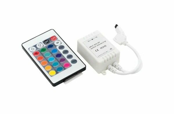 Контроллер RGB для светодиодной ленты 12/24в 0-144вт SWG IR-RGB-24-6A 000932