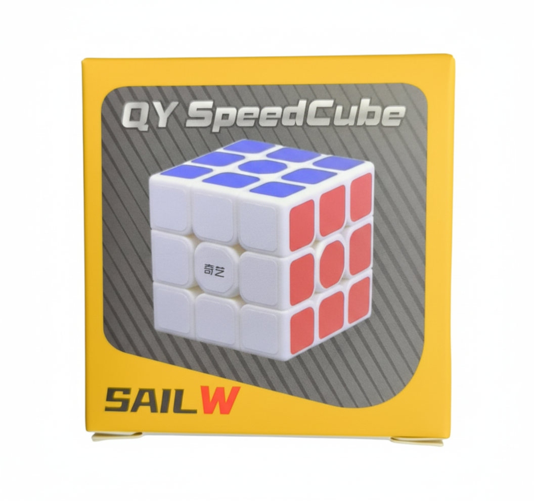 Профессиональный Скоростной Кубик Рубика 3x3 (Стикерный/ наклеек), Гладкое Вращение