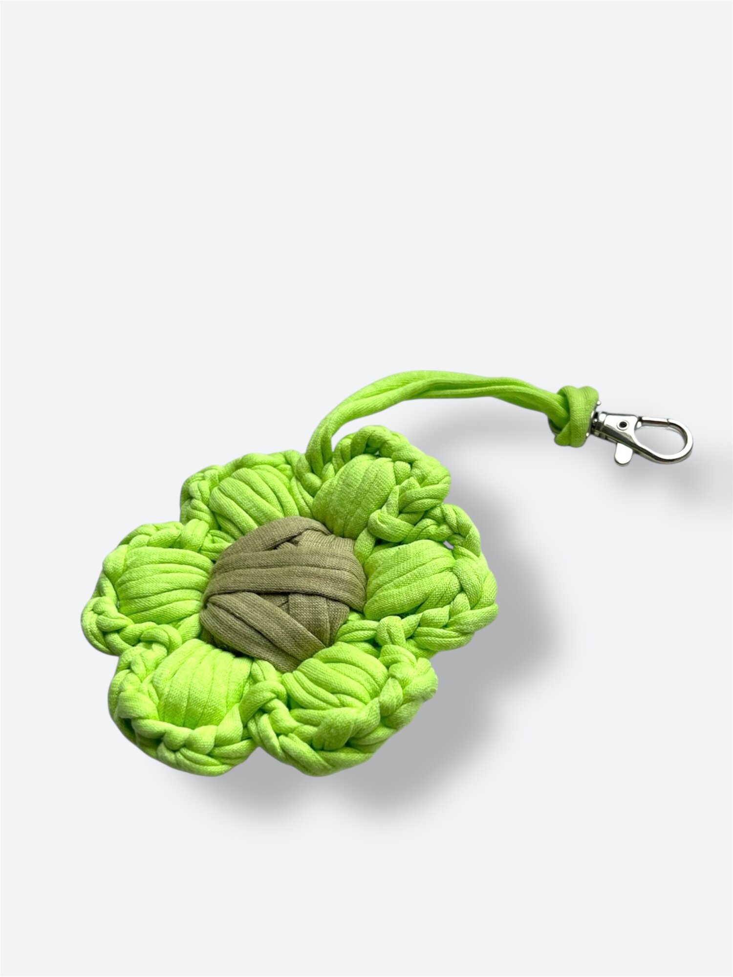 Брелок KNIT KNOT, лайм — фото 1