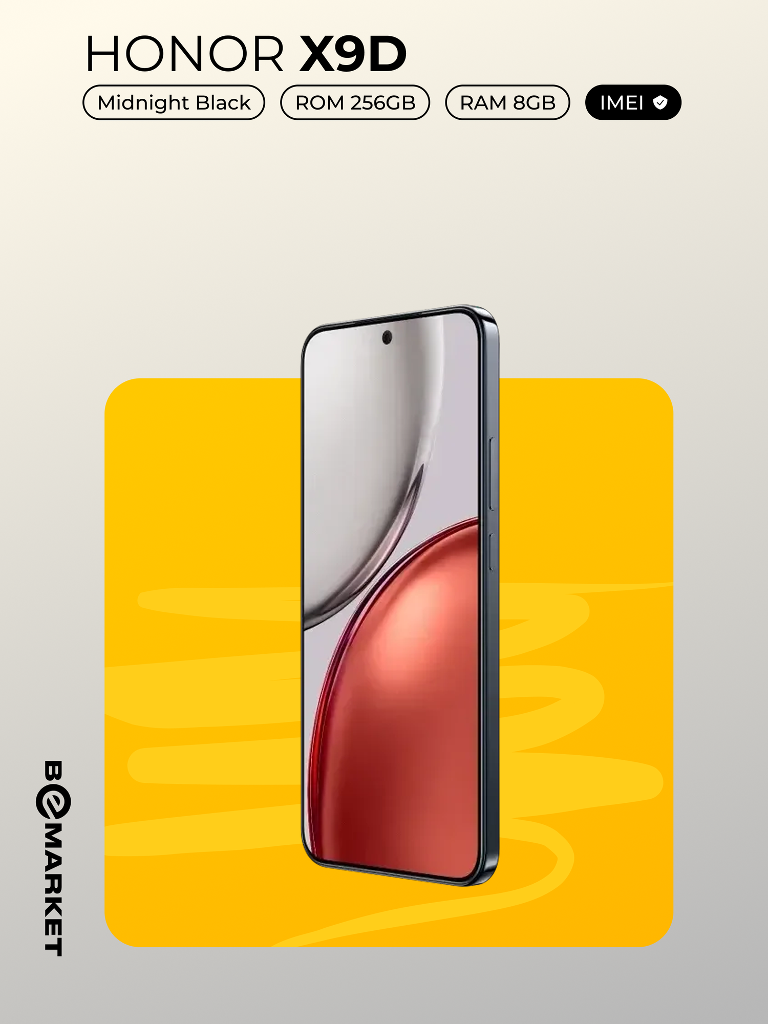 Смартфон Honor X9D 8 GB / 256 GB Black — фото 1