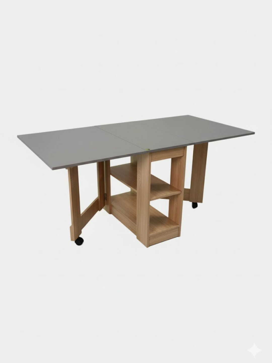 Стол кухонный AIKO "Vibe Lite", складной, ЛДСП, прямоугольная форма — фото 1