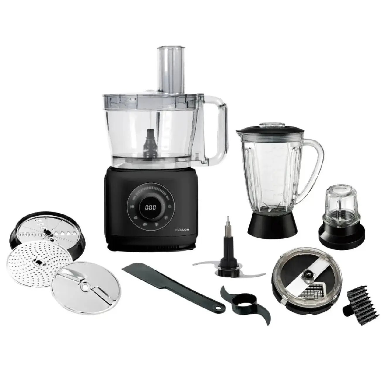 Кухонный комбайн AVALON FP 416, Вес: 7 кг, Высота: 21 см, Глубина: 38 см