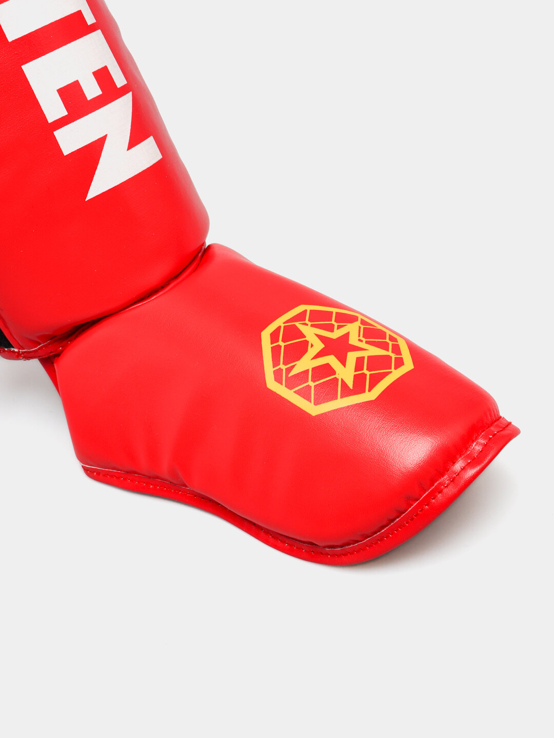 Красный защитный щиток для смешанных боевых искусств подходит для взрослых. — фото 1