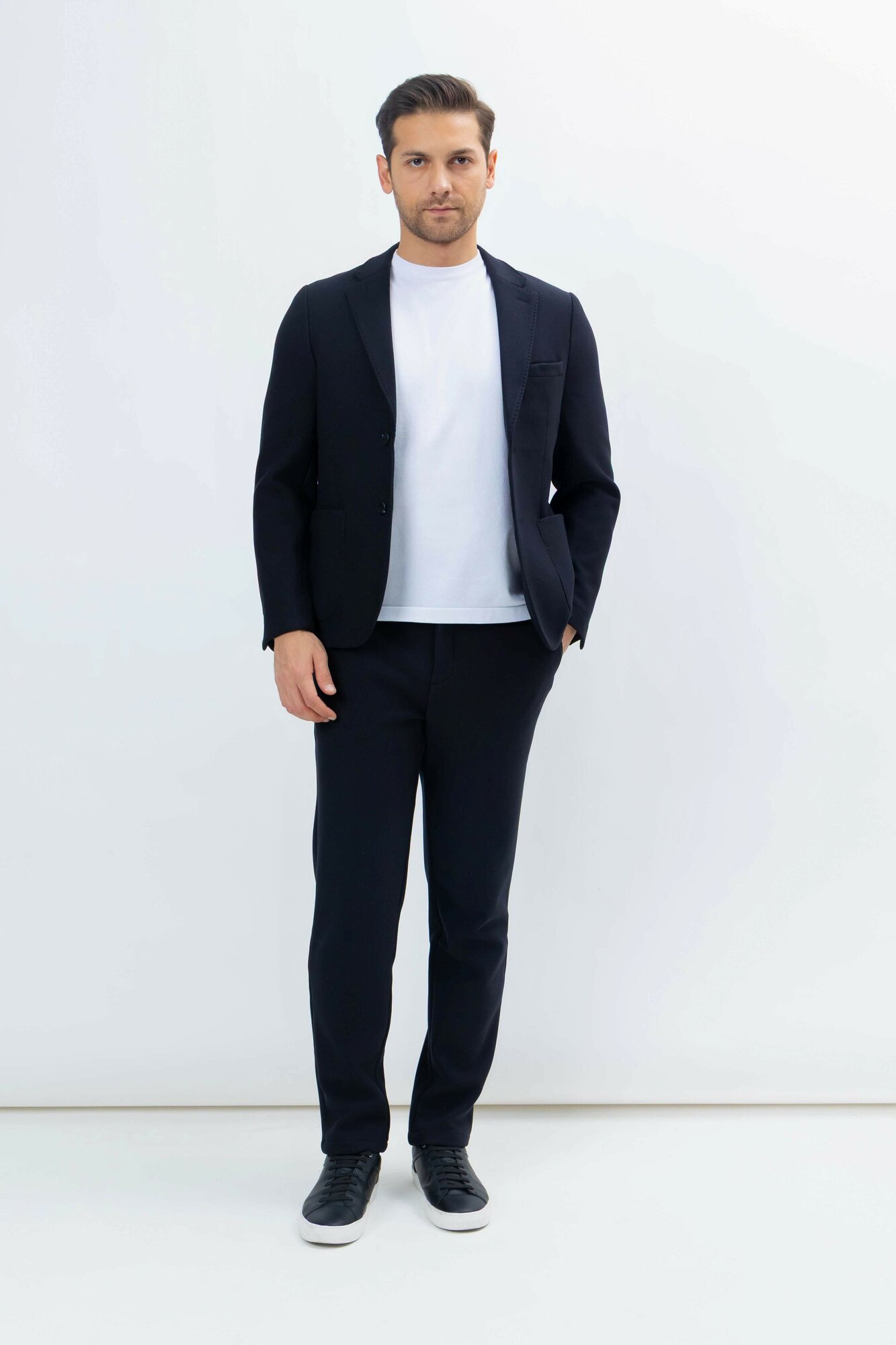 Брюки классические TERRA PRO, размер 34, navy — фото 1